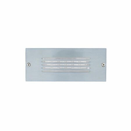 Jesco Jesco Lighting HG-ST10A-12V-30 LED Recessed Wall Aisle And Step Lights.; Silver HG-ST10A-12V-30